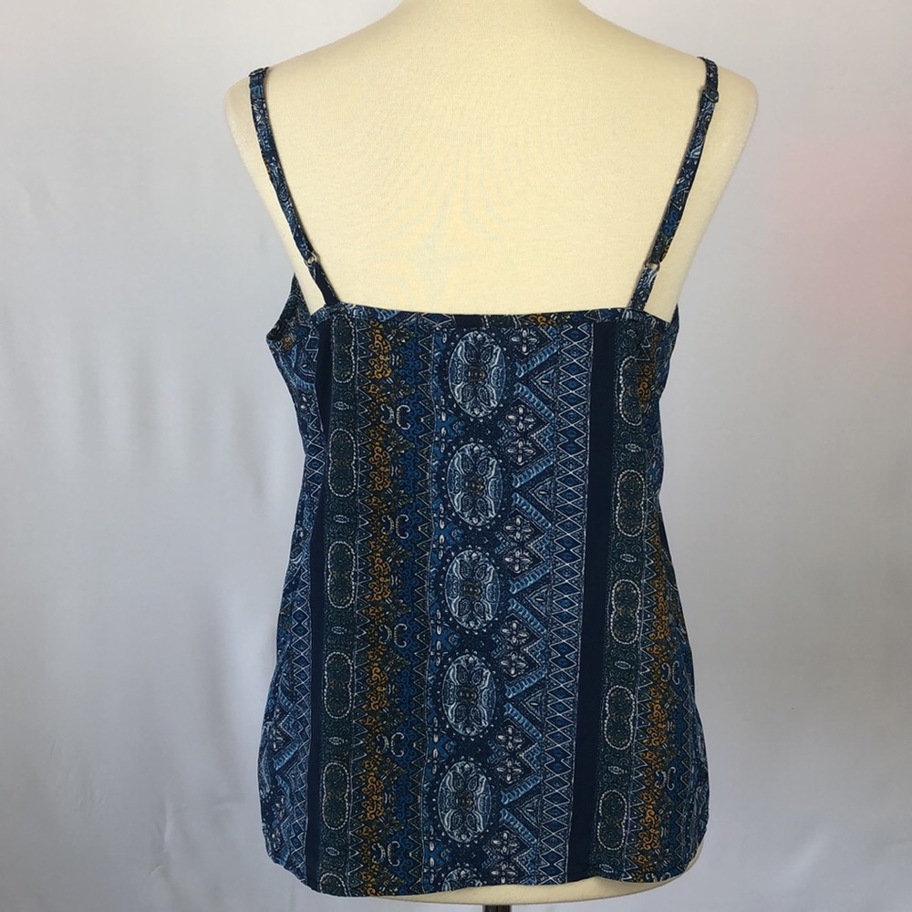Hollister Blue Print Geometric Cami - Size Small - Picture 5 of 9